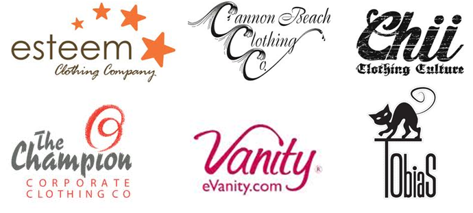 clothing company logo samples