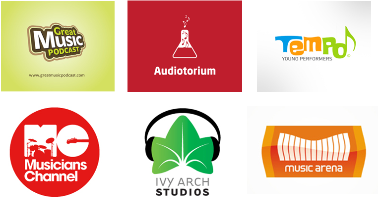 music company logo samples
